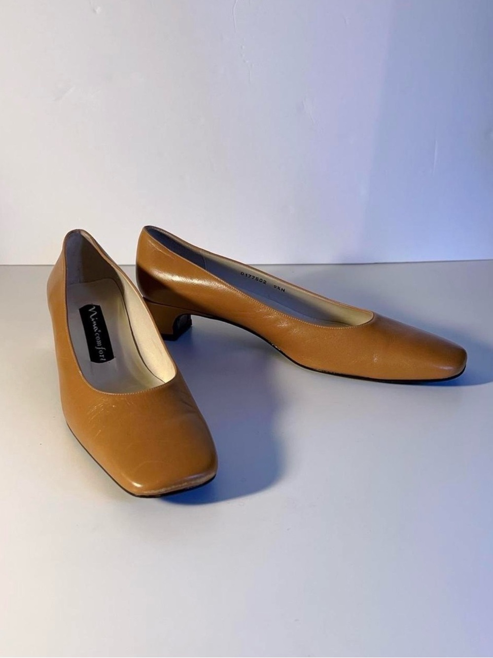Women's warm dark yellow Low Heel Pumps
